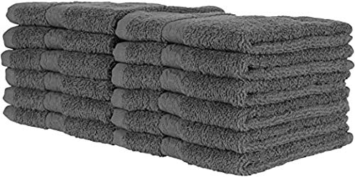 QUBA LINEN 100% Cotton Bath Towels-27x54inch - 6 Pack Shower Towels - Light Weight, Ultra Absorbent Towels for Bathroom (Multi Color)