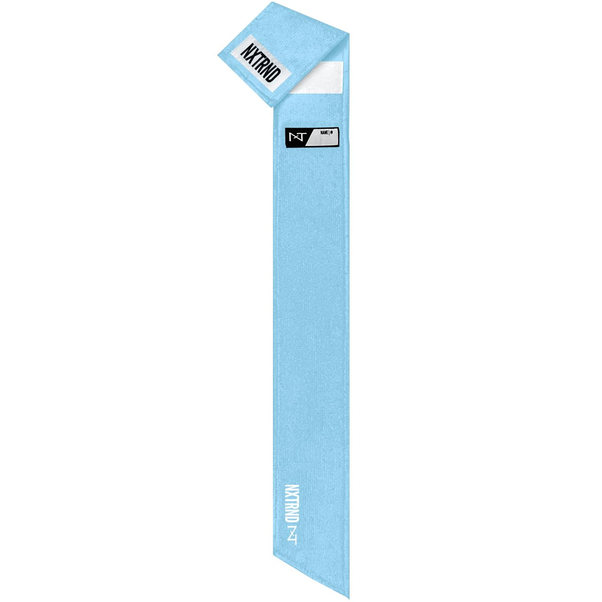 Nxtrnd Streamer Football Towel, Thin Sports Towel, Dries Hands & Football Accessories (White)
