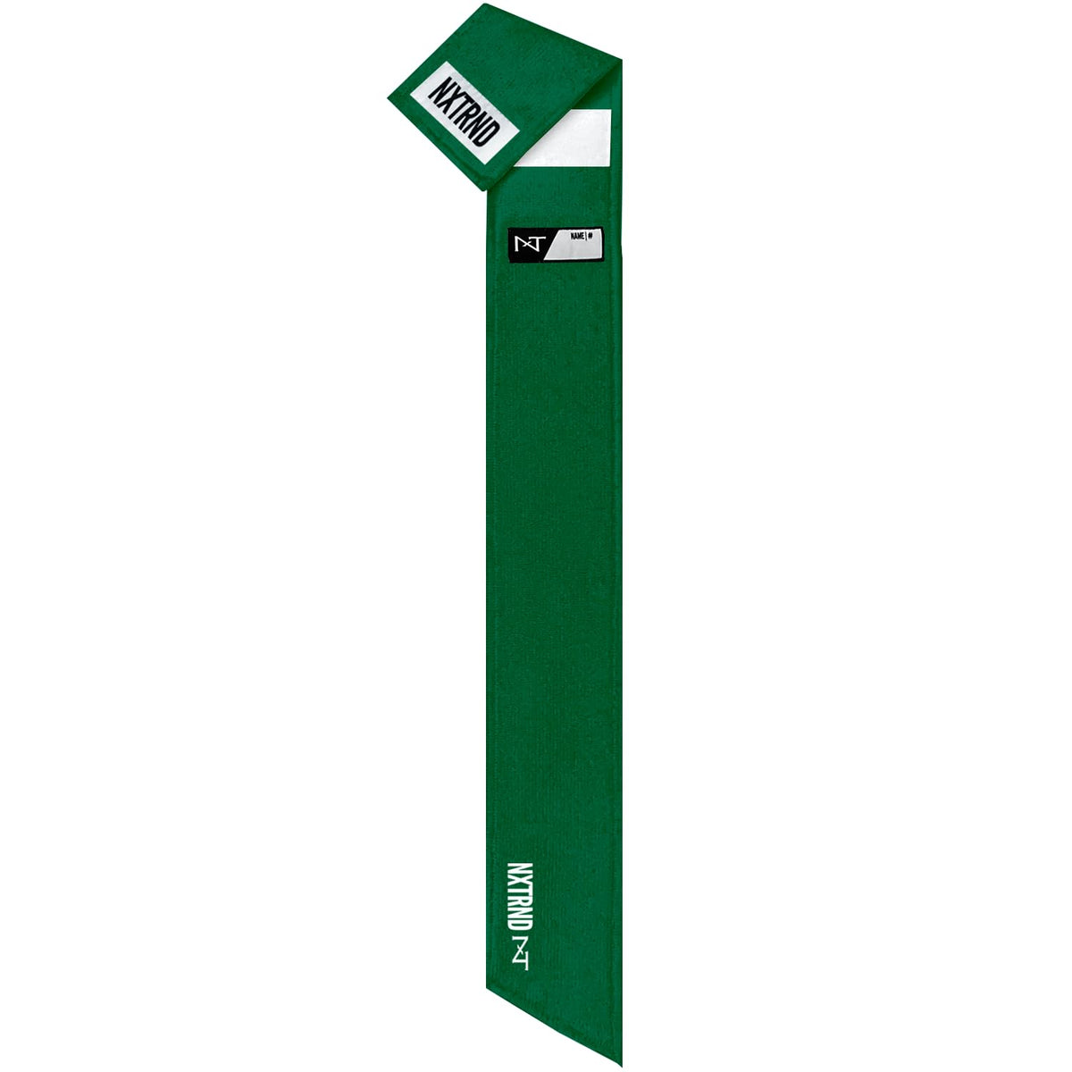 Nxtrnd Streamer Football Towel, Thin Sports Towel, Dries Hands & Football Accessories (White)