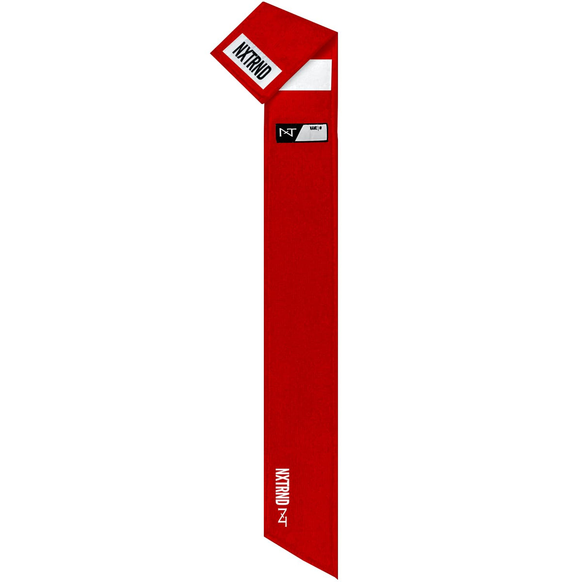 Nxtrnd Streamer Football Towel, Thin Sports Towel, Dries Hands & Football Accessories (White)