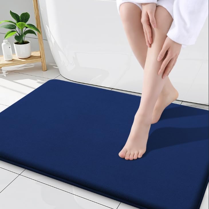 Smiry Memory Foam Bath Mat 30x20, Extra Soft and Absorbent Bathroom Rugs
