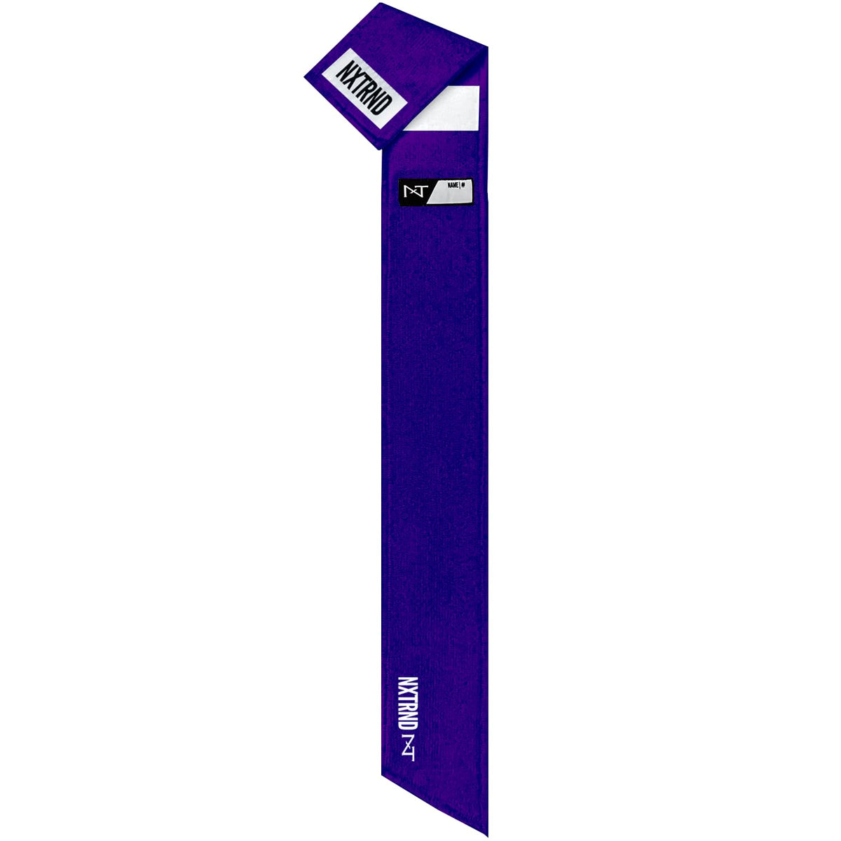 Nxtrnd Streamer Football Towel, Thin Sports Towel, Dries Hands & Football Accessories (White)