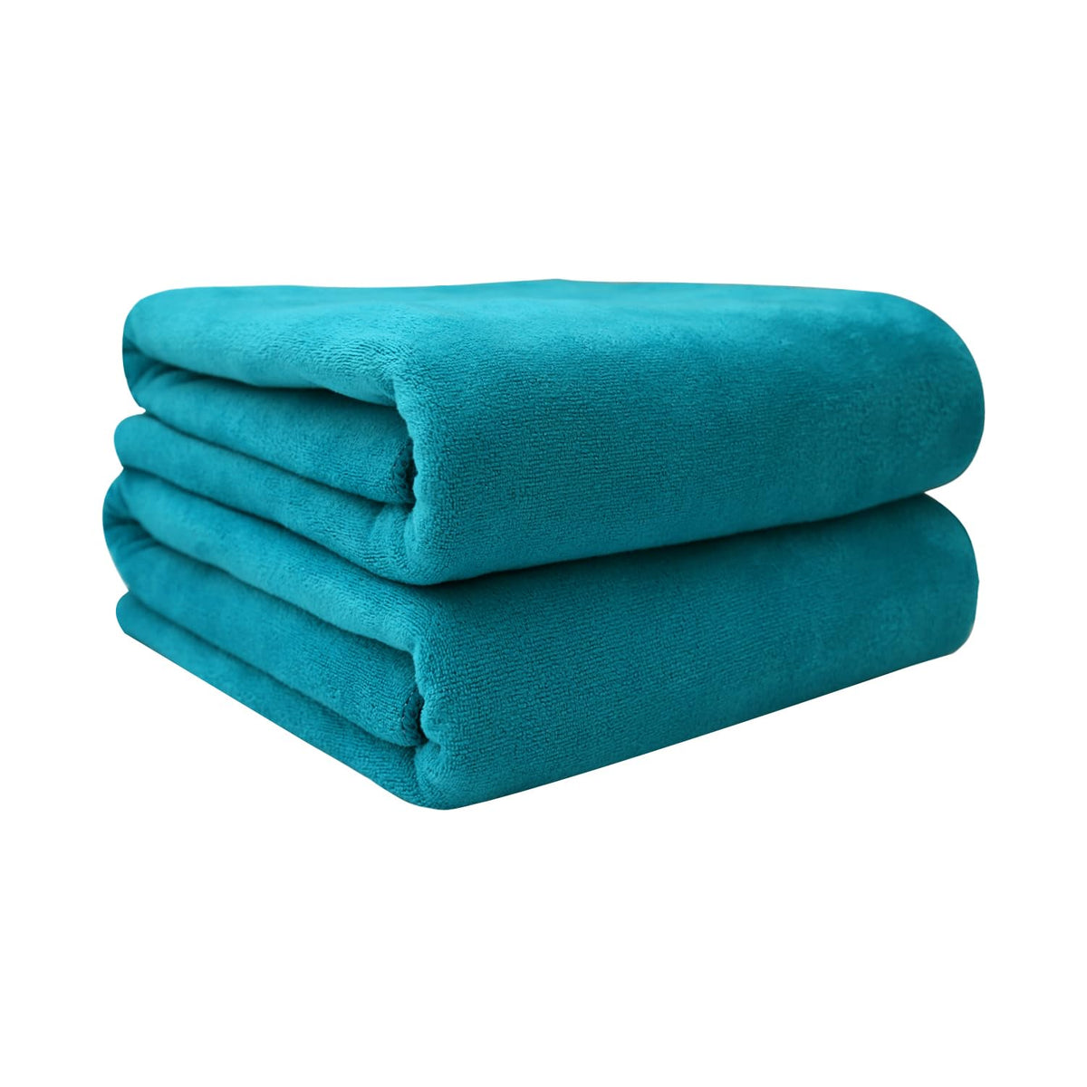 JML Microfiber Bath Towel with Hanging Loop, 2 Pack, 30" x 60", Grey