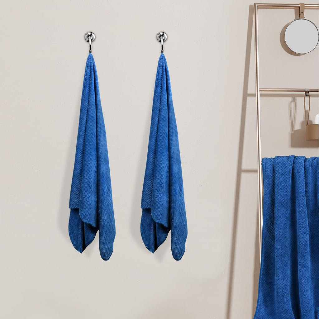 HOMEXCEL 4PK Bath Towel Set, 30x60 in, Absorbent Large Towels for Bathroom