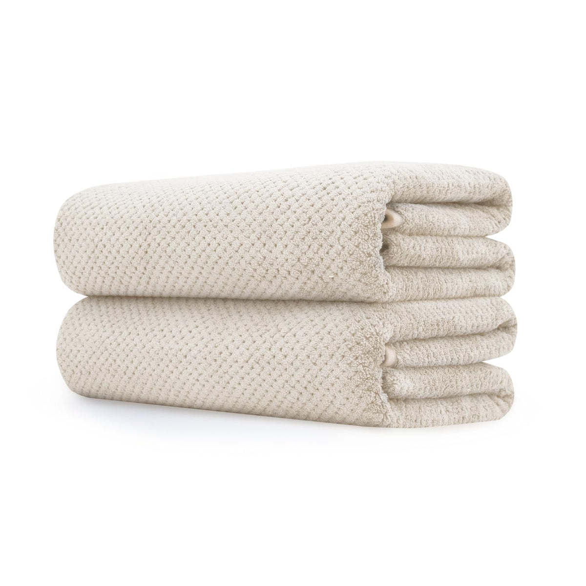 Extra Large Bath Towel Set of 2 (35"x70"),Oversized Bath Sheet Super Soft Highly Absorbent Jumbo Bathroom Towel Set Microfibers Quick Dry Shower Towel for Hotel,Bathroom,Guest,Spa,Gym (2PCS Khaki)