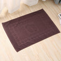 Bath Mats Cotton Banded Shower Bathroom Floor Towel(Feet White)