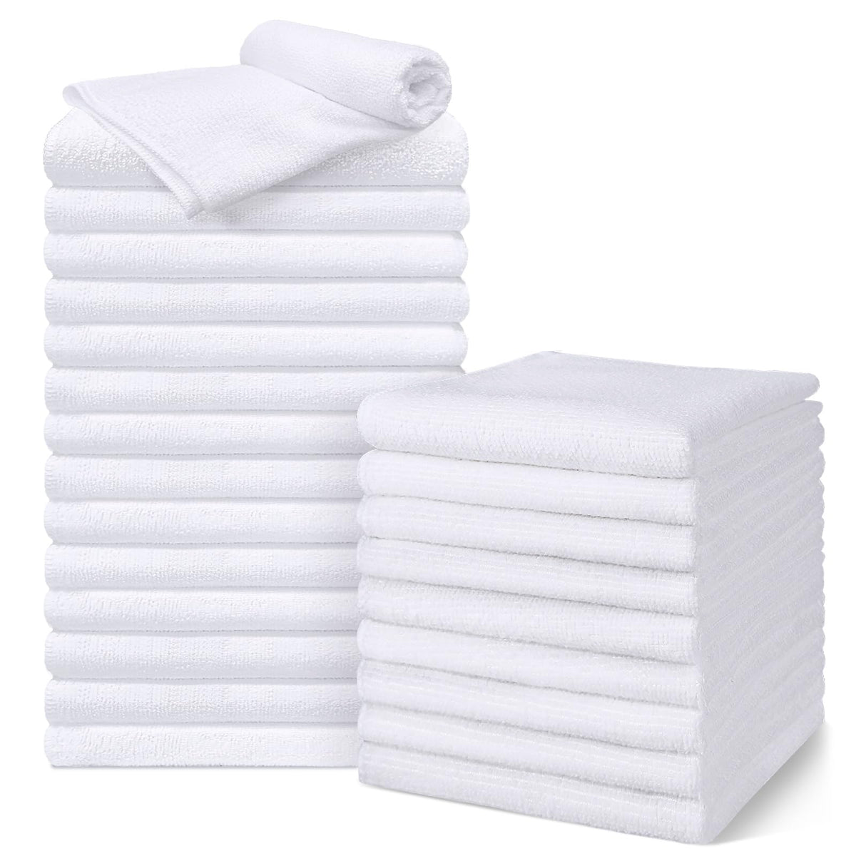 UNIMADE Salon Towels 24 Pack, Super Soft Microfiber Hand Towel