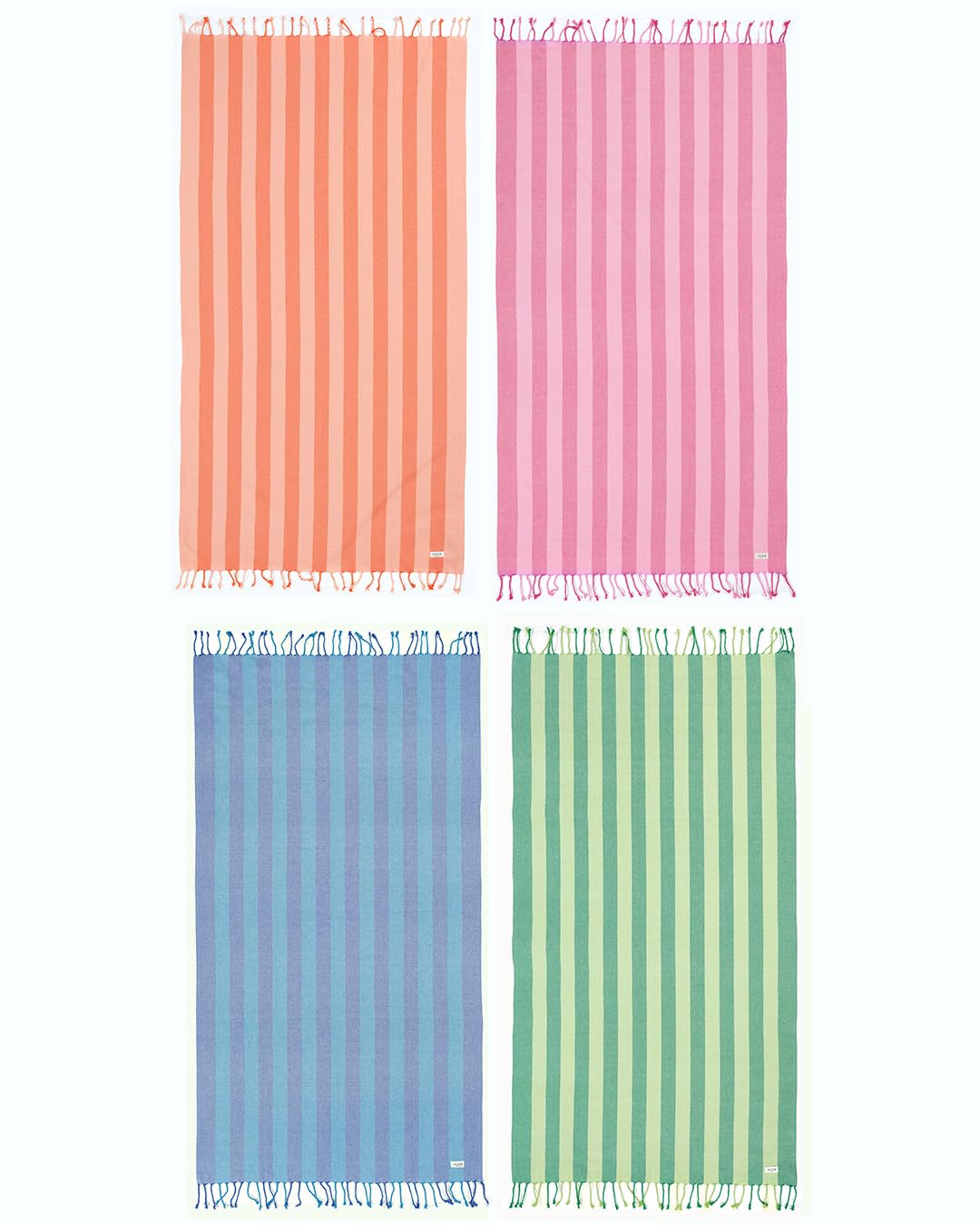 LANE LINEN Turkish Towels 6 Pcs, Beach Towels Oversized, Soft - Beach Party
