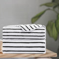 8 Pcs Brown Cabana Stripe Large Bath Towel Set-2 Bathroom Towels,2 Hand Towels,4 Washcloths Lightweight Soft Microfiber Bath Sheet Absorbent Shower Towel Quick Dry Beach Chair Spa Gym Hotel Towels
