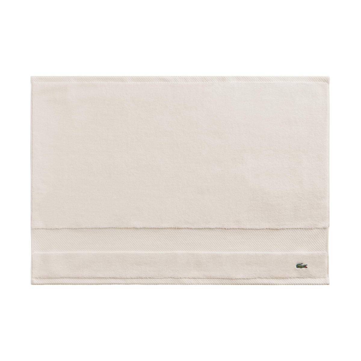 Lacoste Heritage 100% Supima Cotton Bath Towel 30" x 54", Micro Chip