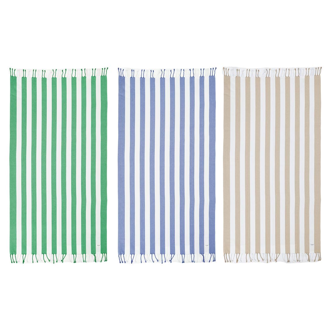 LANE LINEN Turkish Towels 6 Pcs, Beach Towels Oversized, Soft - Beach Party