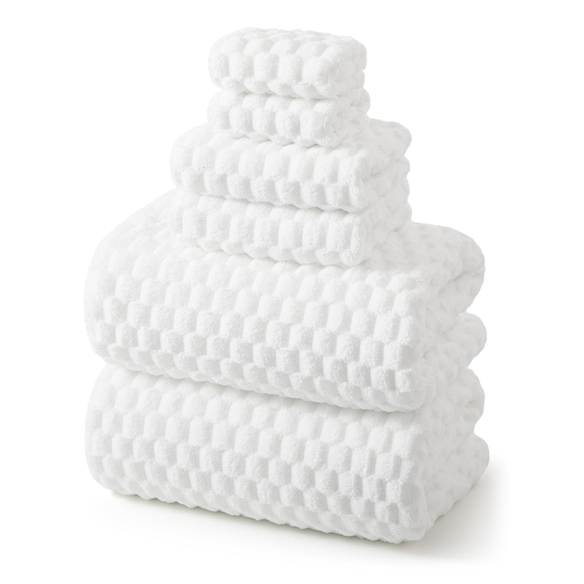 REDKISS Microfiber Bath Towels of 4-27x55 Inches Bath Towel Large, Highly Absorbent Towels for Bathroom, Quick Drying, Super Soft, Lint Free Fluffy Shower Towel for Gym, SPA, Gray, Blue