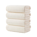 ecolook Microfiber Bath Towels Set of 4, 31 x 63 Inch Extra Large Bath Towel Set, Super Soft & Highly Absorbent, Quick Dry Lightweight Towels for Bathroom, Gym, Spa, Pool & Travel, Multicolor
