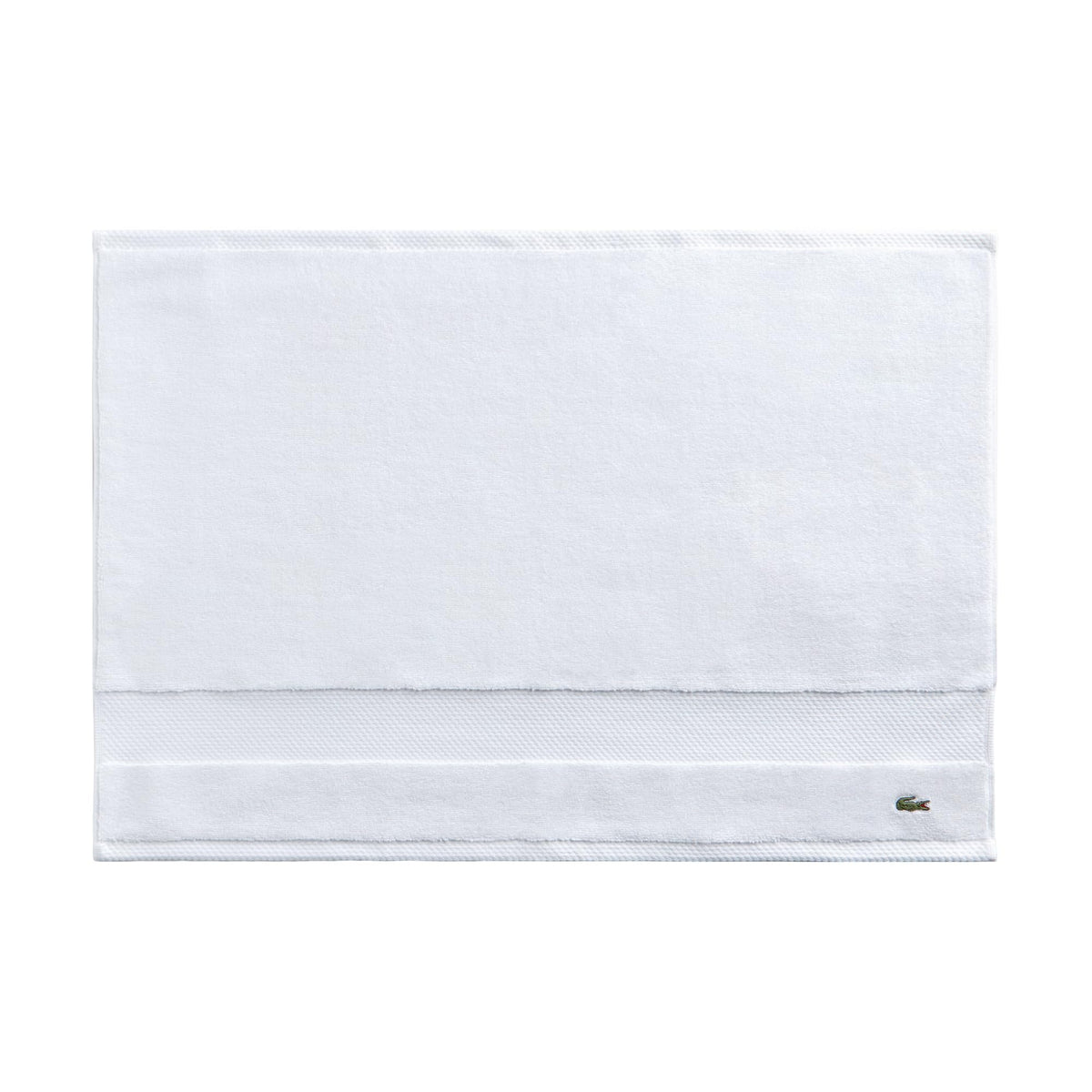 Lacoste Heritage 100% Supima Cotton Bath Towel 30" x 54", Micro Chip