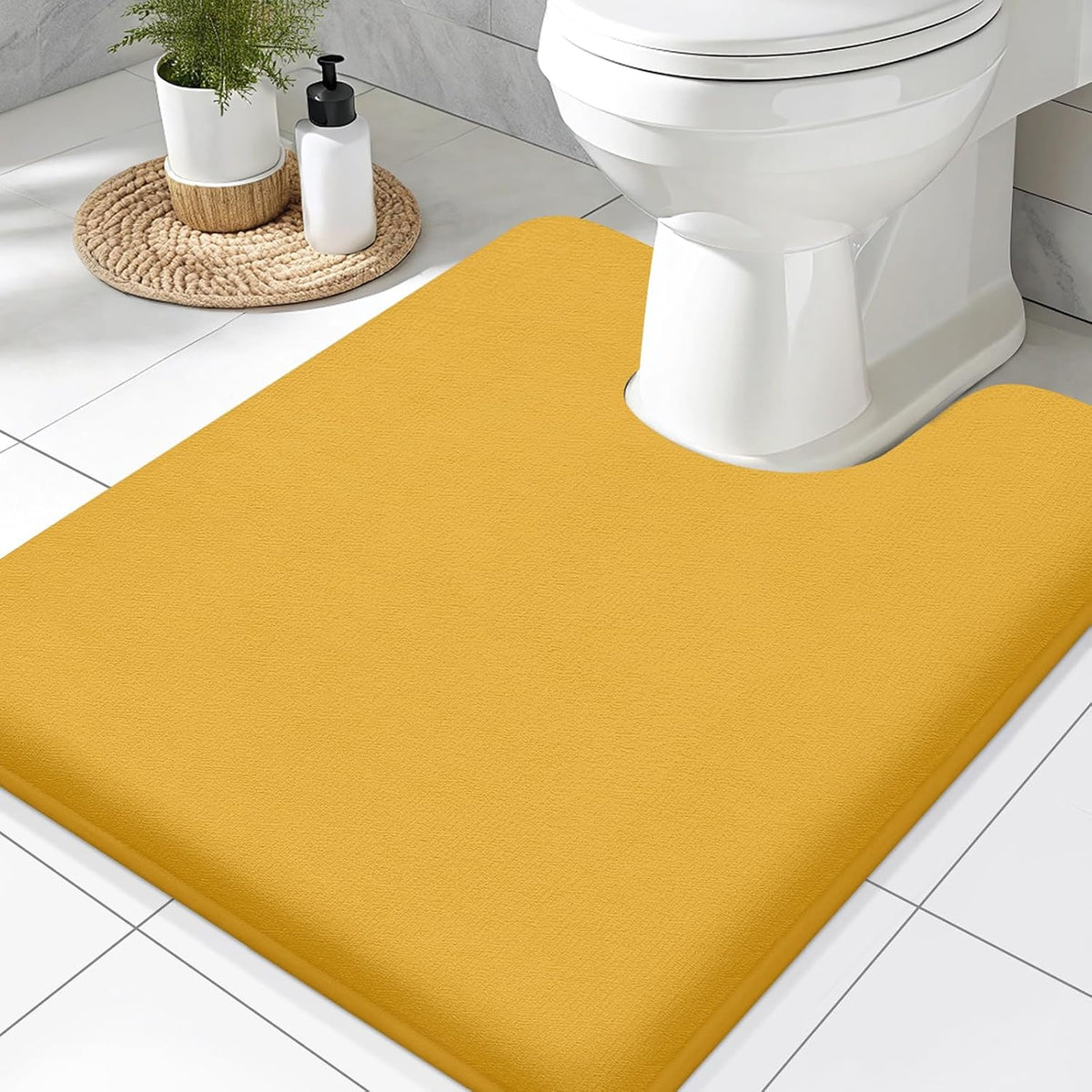 Smiry Memory Foam Bath Mat 30x20, Extra Soft and Absorbent Bathroom Rugs