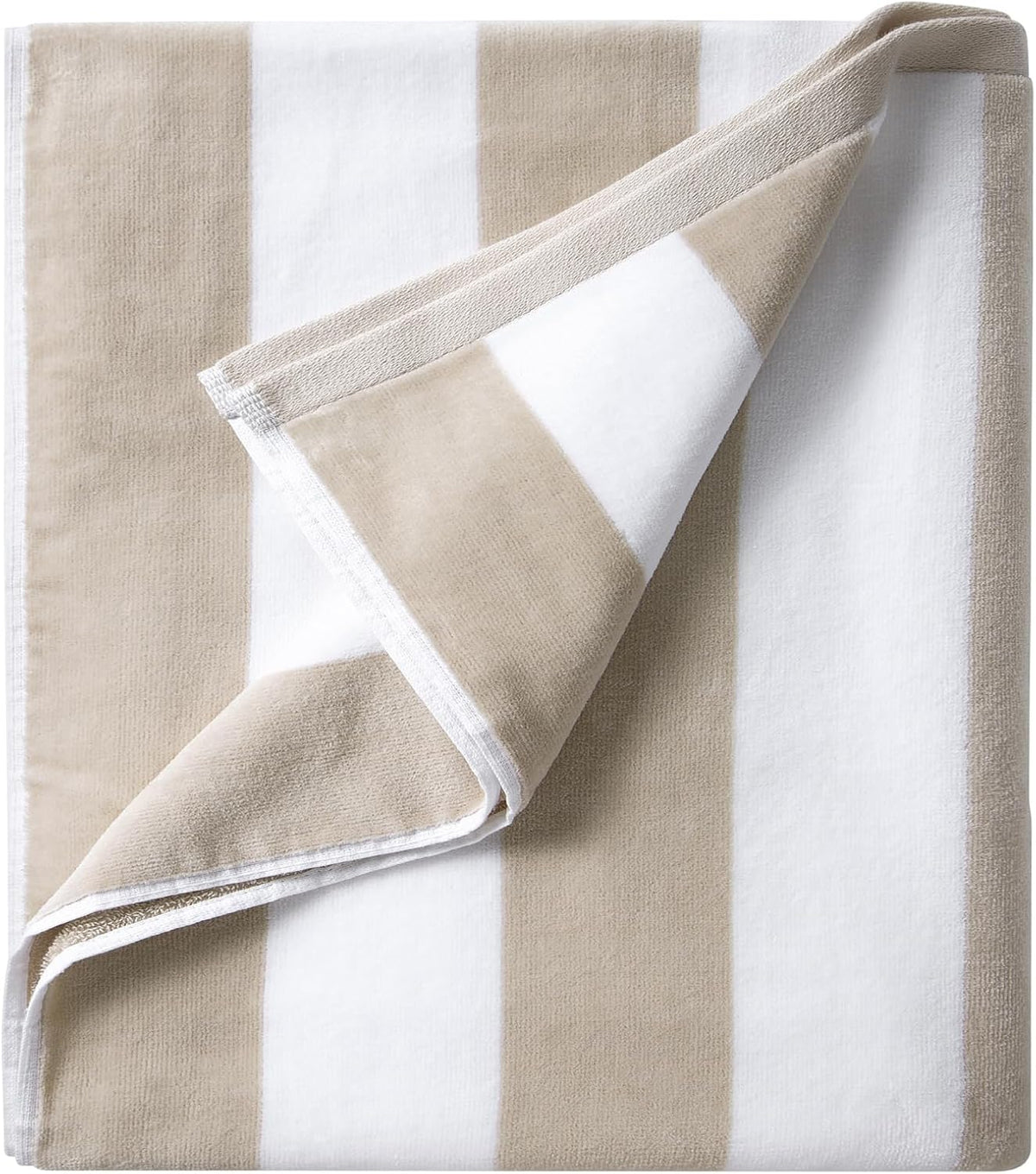 LULUHOME Oversized Beach Towel 36x70 Inch,100% Cotton,Striped Pool Towel