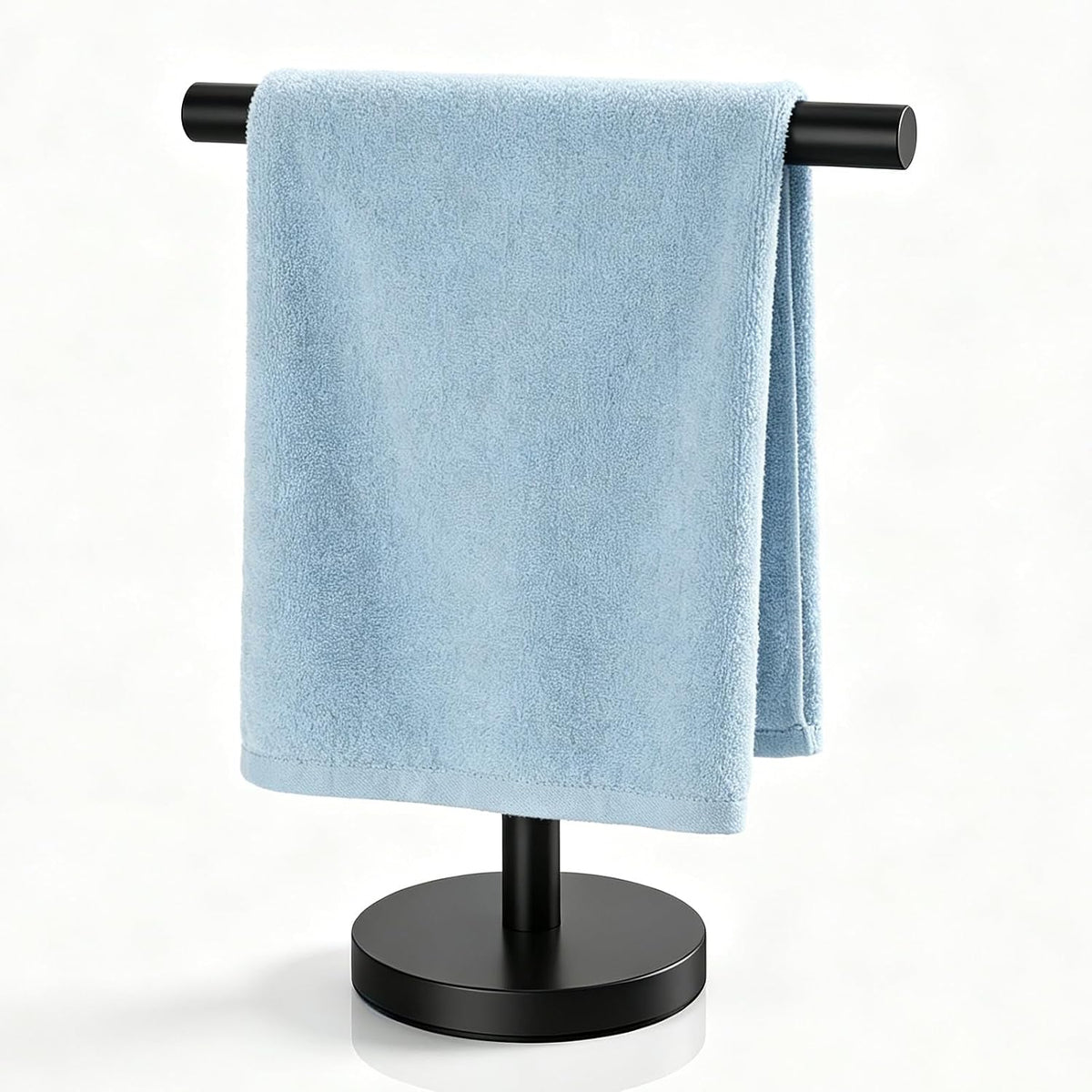 SetSail T-Shaped Hand Towel Holder, Black