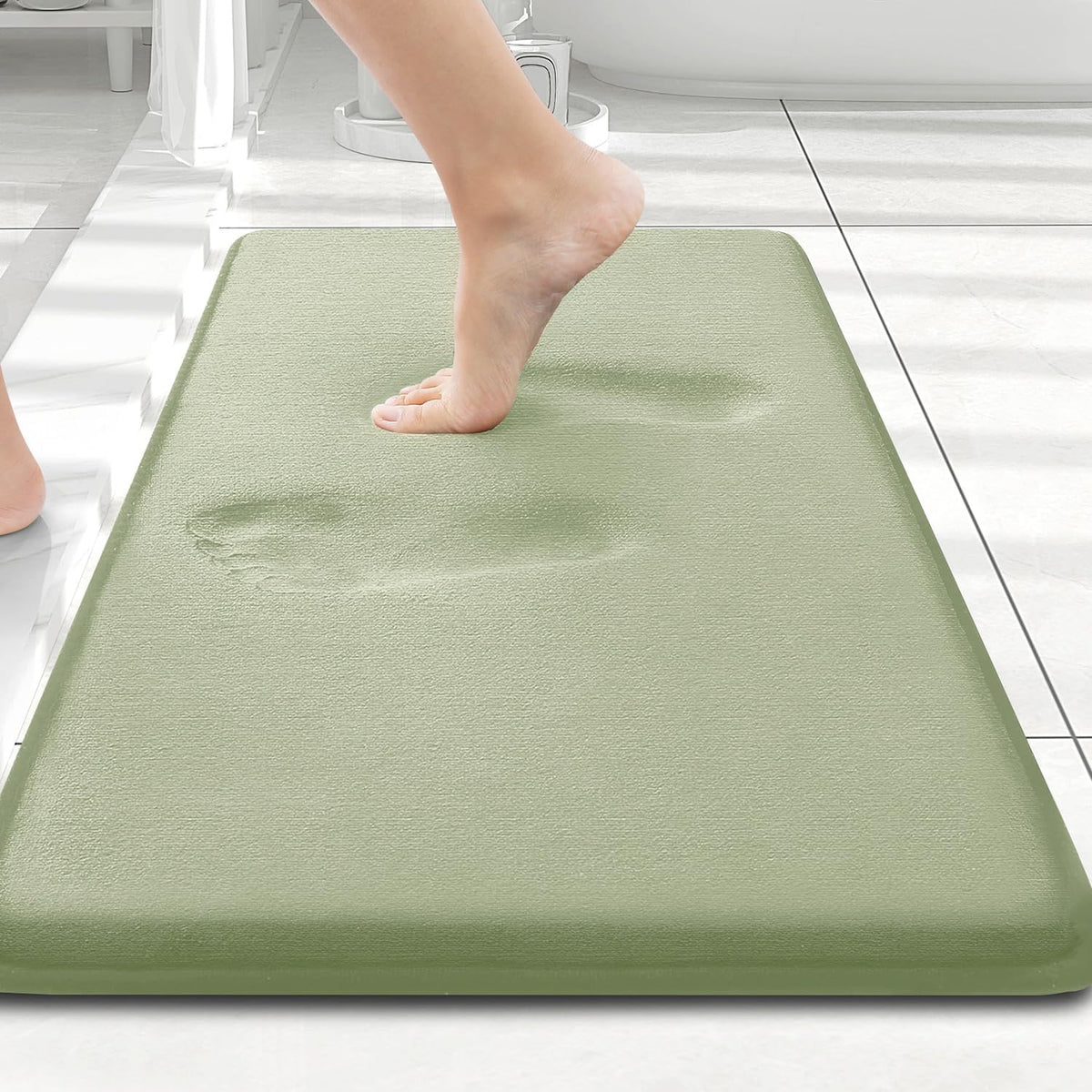Smiry Memory Foam Bath Mat 30x20, Extra Soft and Absorbent Bathroom Rugs