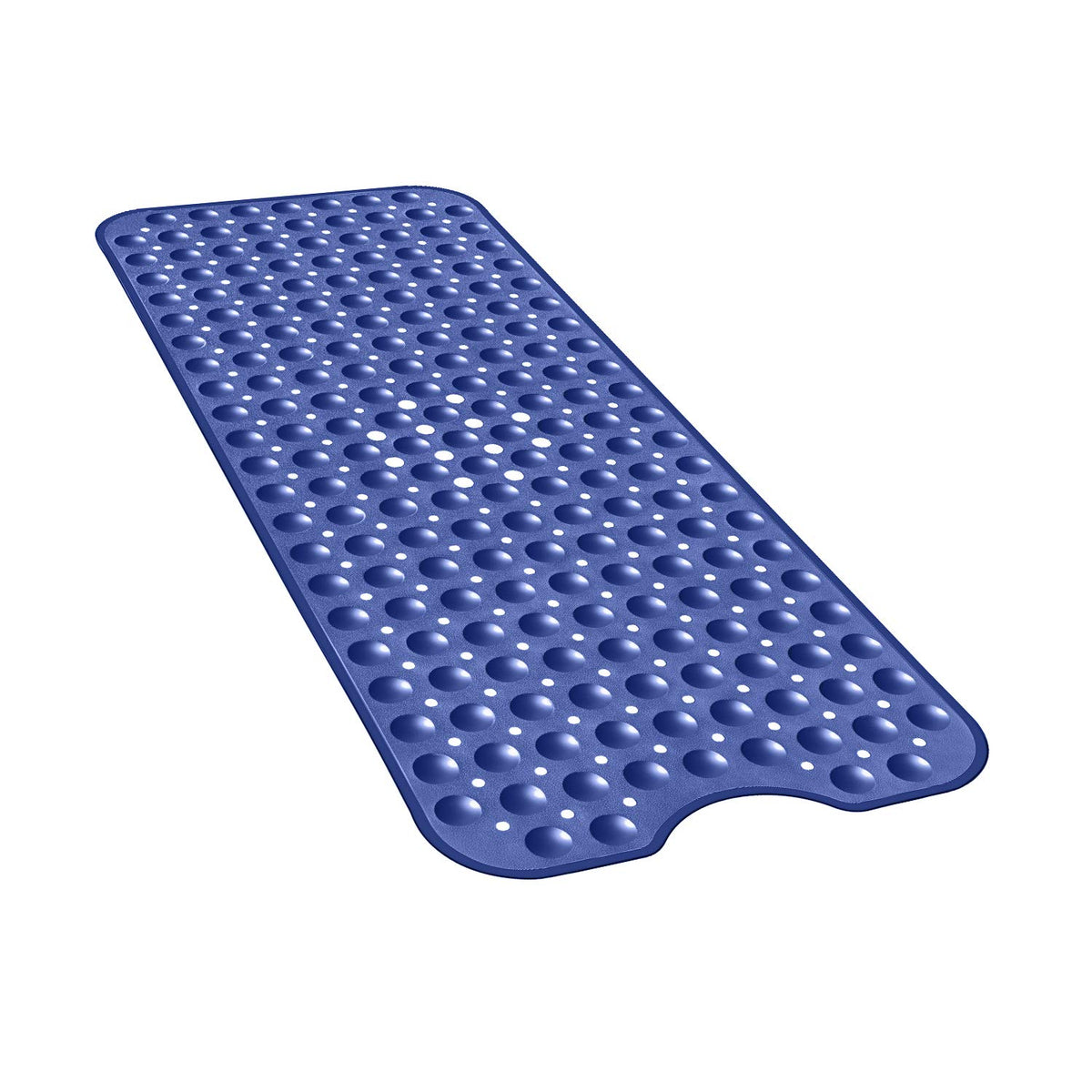 YINENN Bath and Shower Safety Mats 40x16 inch, Non Slip with Suction Cups for Bathroom Stall and Tub Floor, Extra Large and Machine Washable, Drain Holes Keep Bathtub Clean, Clear