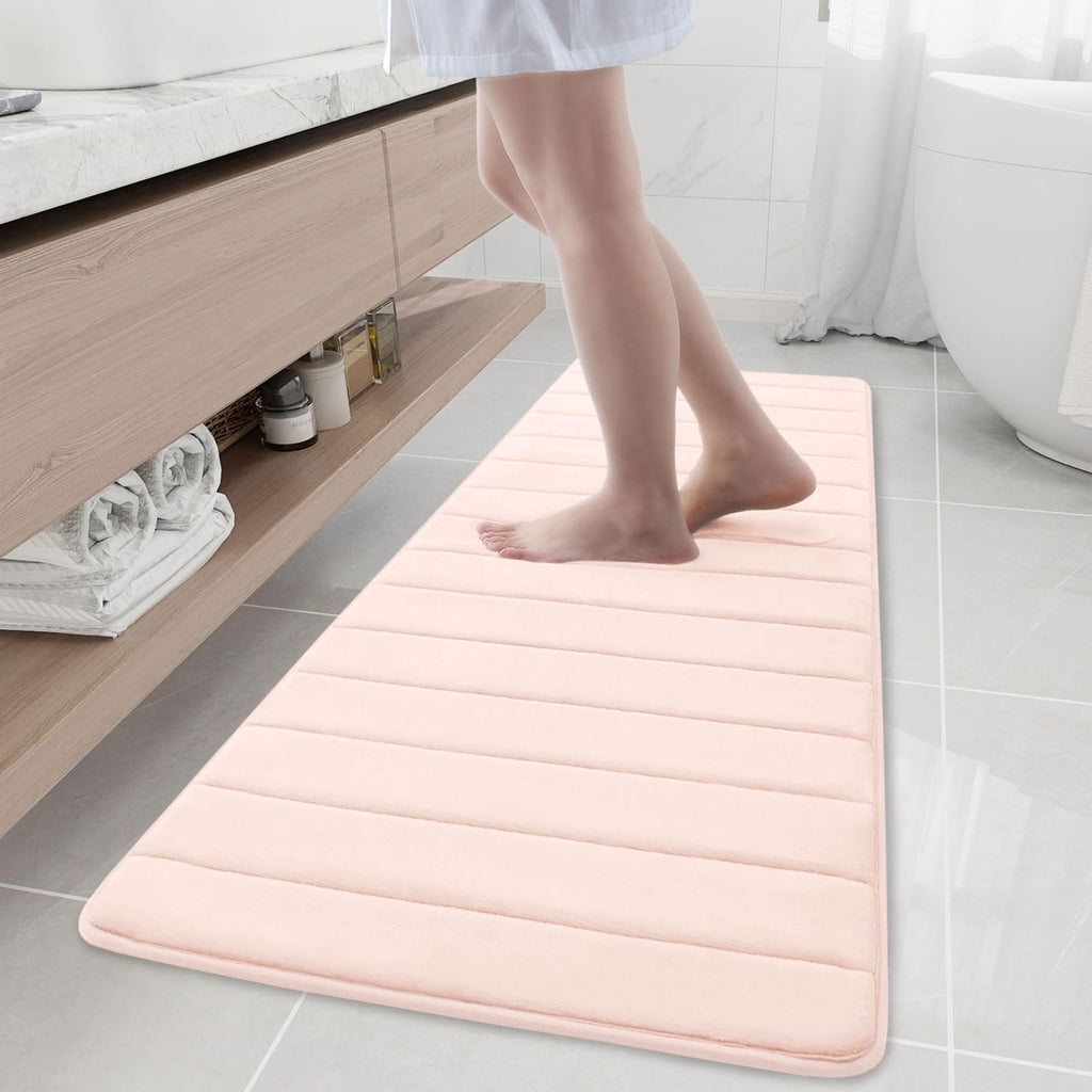 Buganda Memory Foam Bath Mat 30 x 20, Ultra Soft Absorbent Bathroom Rugs