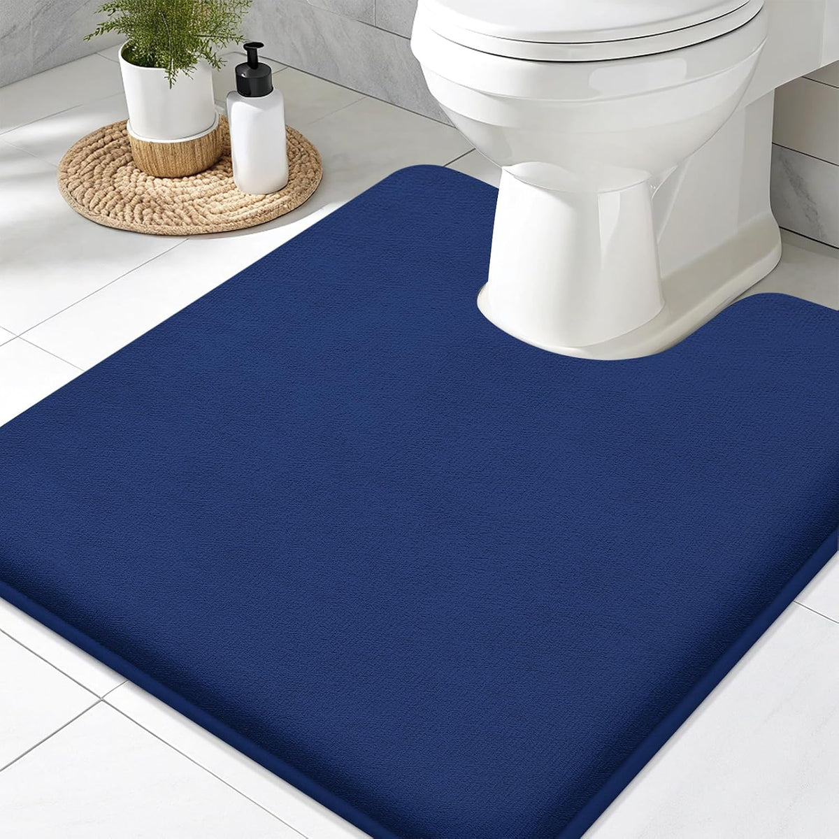 Smiry Memory Foam Bath Mat 30x20, Extra Soft and Absorbent Bathroom Rugs
