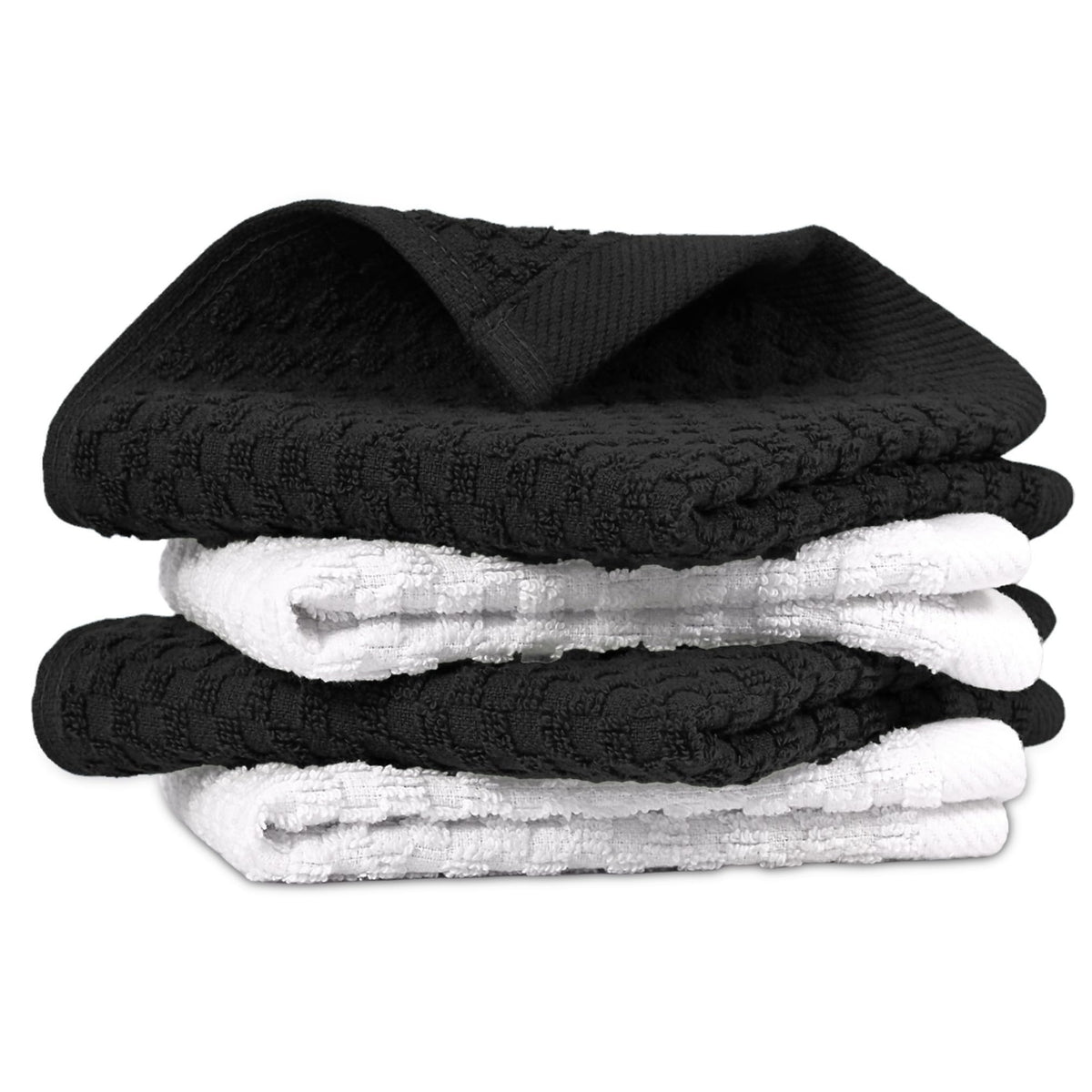 Infinitee Xclusives Kitchen Towels - 6 Pack - Cotton Dish Towel |15" x 25"|