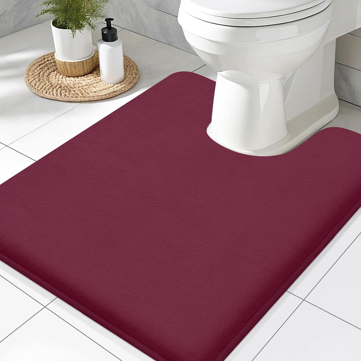 Smiry Memory Foam Bath Mat 30x20, Extra Soft and Absorbent Bathroom Rugs
