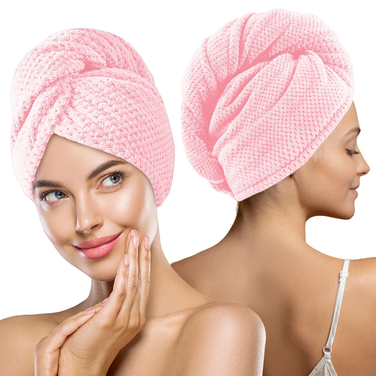 Extra Large Bath Towel Set of 2 (35"x70"),Oversized Bath Sheet Super Soft Highly Absorbent Jumbo Bathroom Towel Set Microfibers Quick Dry Shower Towel for Hotel,Bathroom,Guest,Spa,Gym (2PCS Khaki)