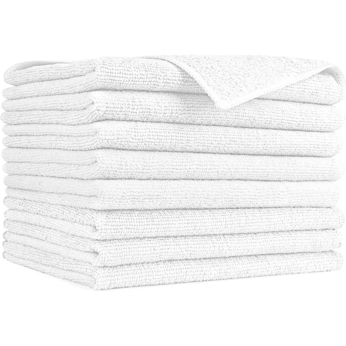 AIDEA Microfiber Cleaning Cloth-50PK, Microfiber Towels for Cars 12"x12"