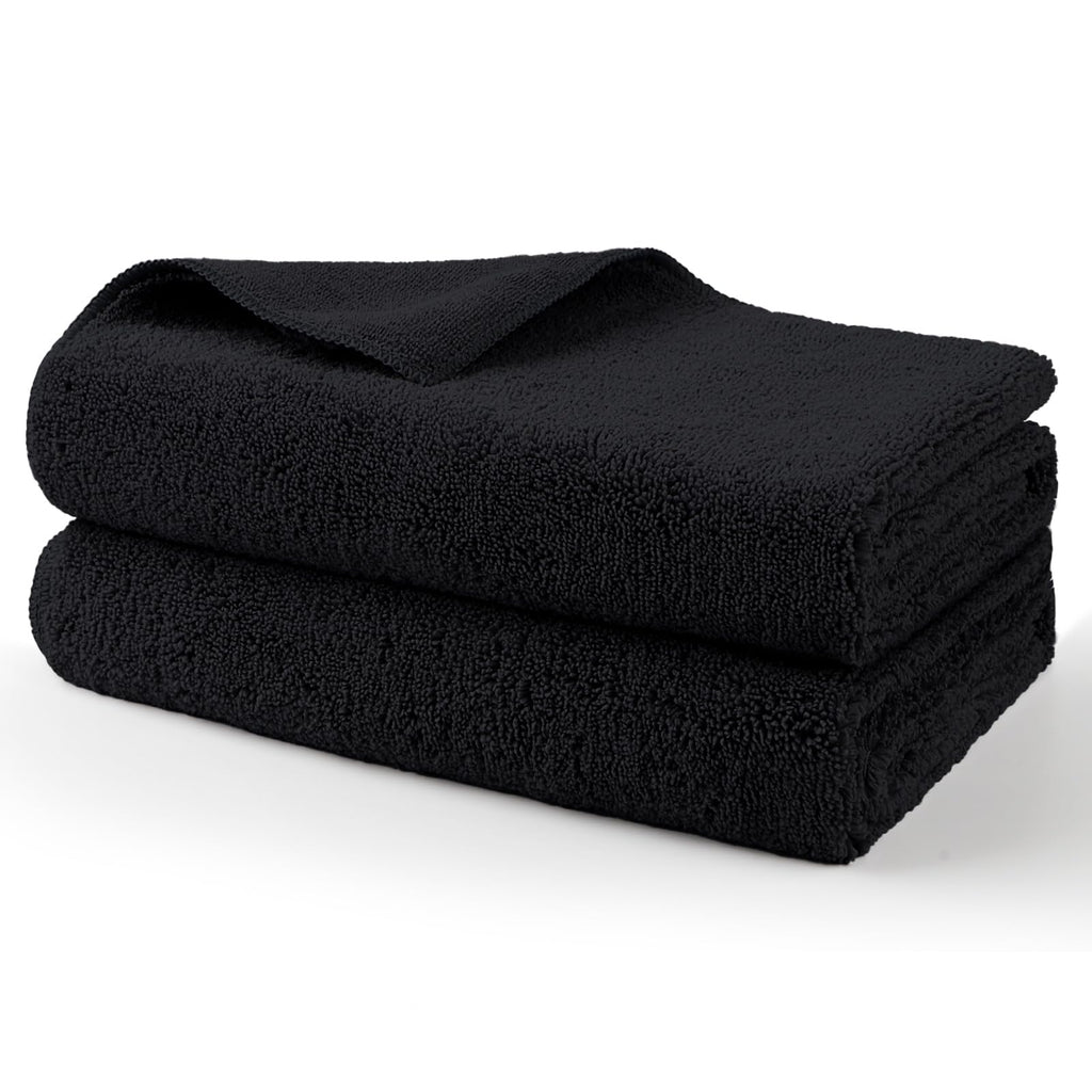 HOMEXCEL Professional Large Microfiber Car Drying Towels 2 Pack, Lint Free, Scratch Free, Highly Absorbent Drying Towel for Cars, SUVs, RVs, Trucks, and Boats,31" x 24",Grey