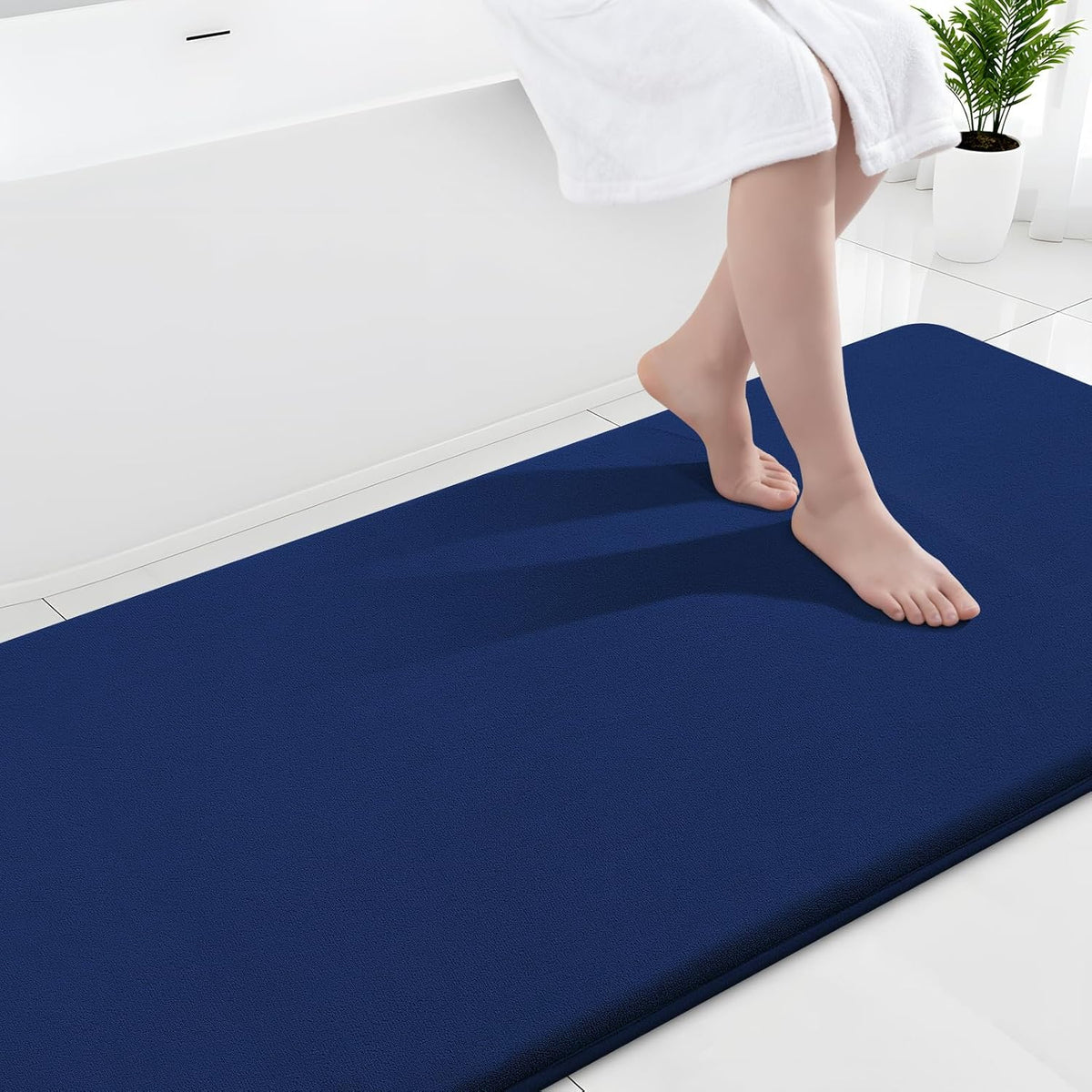 Smiry Memory Foam Bath Mat 30x20, Extra Soft and Absorbent Bathroom Rugs