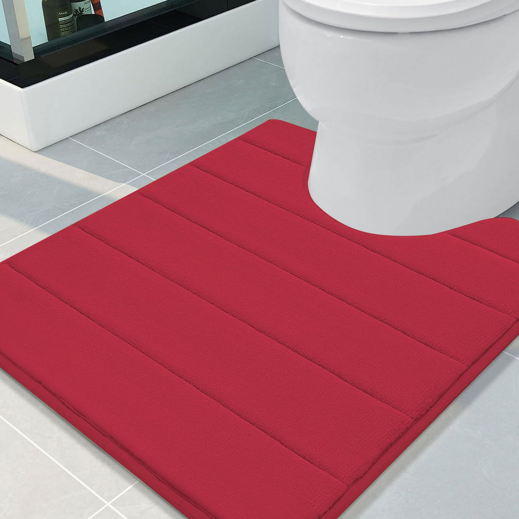 Buganda Memory Foam Bath Mat 30 x 20, Ultra Soft Absorbent Bathroom Rugs