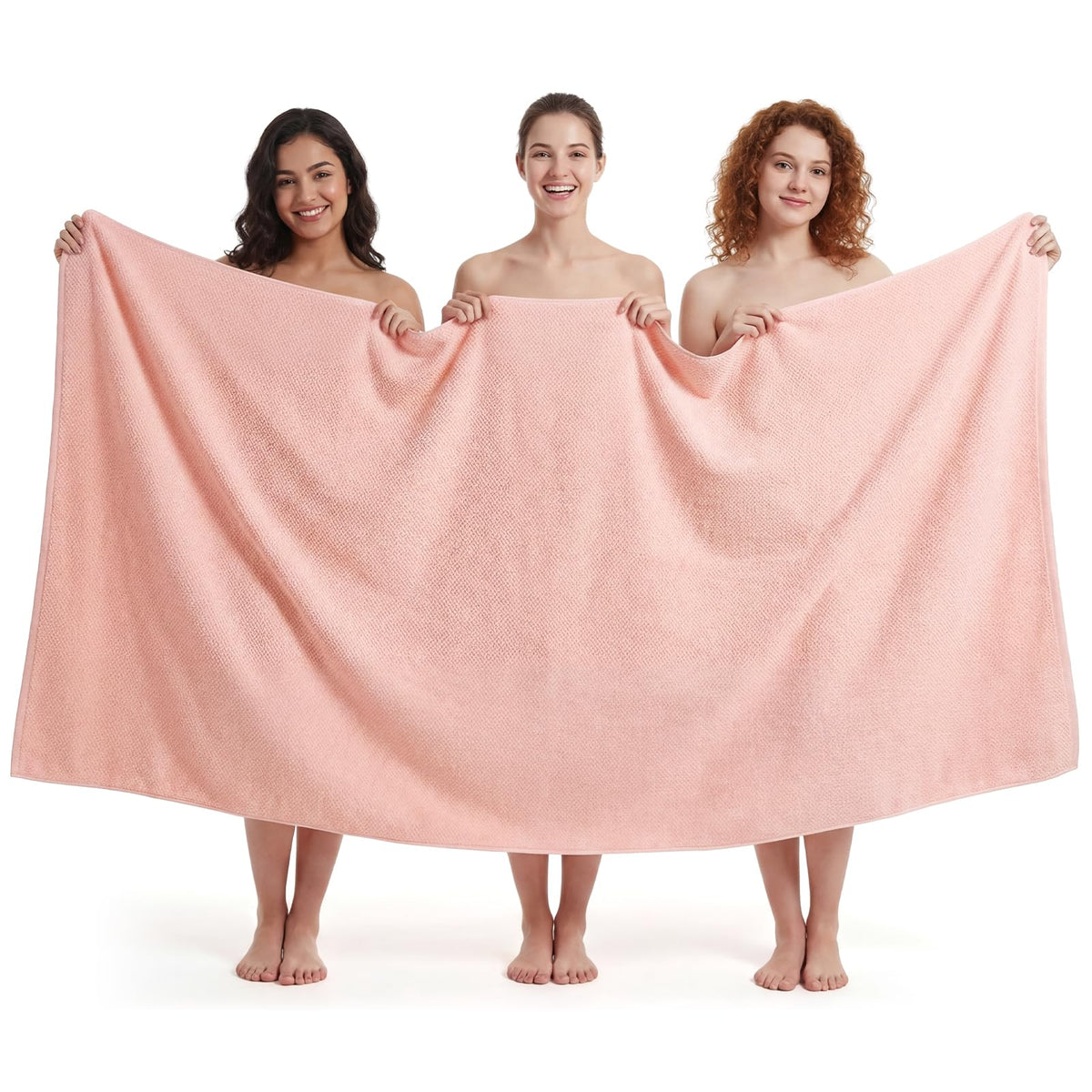 REDKISS Pack of 1 Jumbo Bath Sheet, 40 x 80 Inches Microfiber Oversized Bath Towel for Bathroom, Extra Large & Lightweight, Quick-Dry, Super Soft & Highly Absorbent, Perfect to Wrap Yourself In, Black