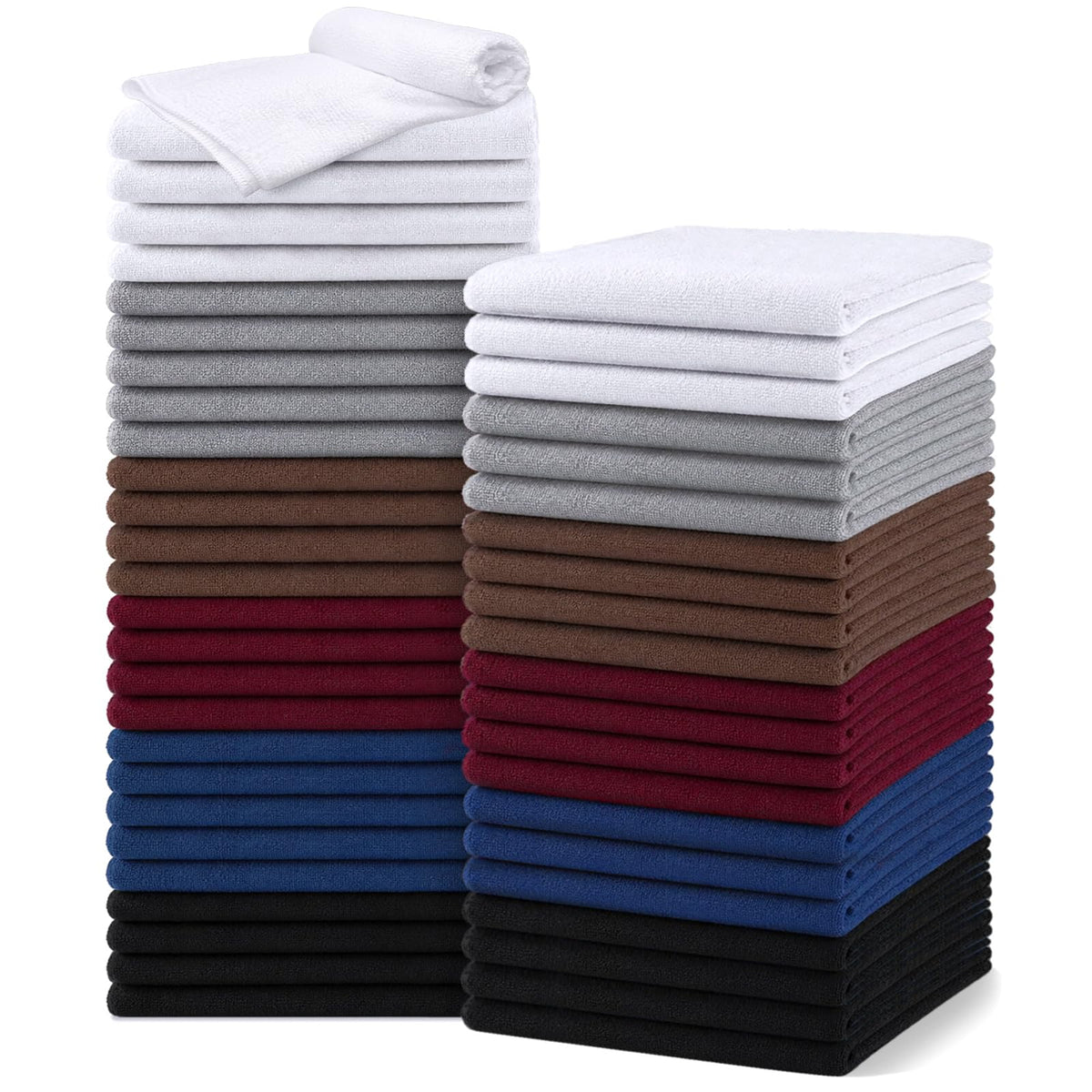 UNIMADE Salon Towels 24 Pack, Super Soft Microfiber Hand Towel