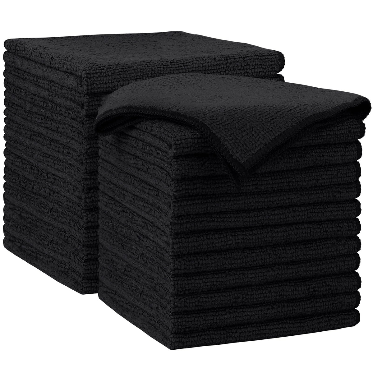 AIDEA Microfiber Cleaning Cloth-50PK, Microfiber Towels for Cars 12"x12"