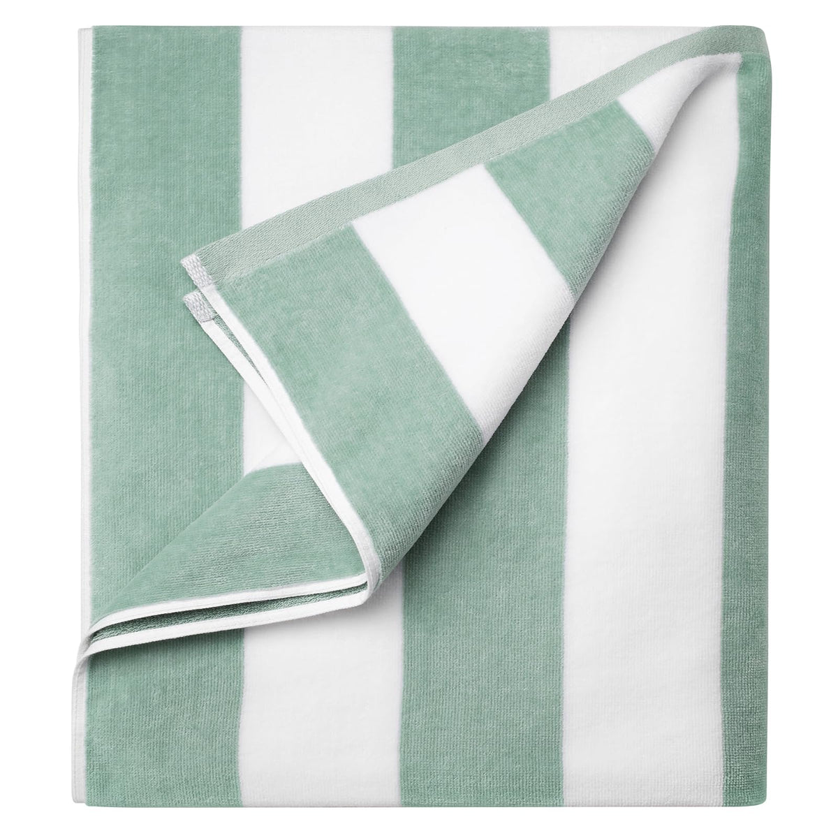 LULUHOME Oversized Beach Towel 36x70 Inch,100% Cotton,Striped Pool Towel