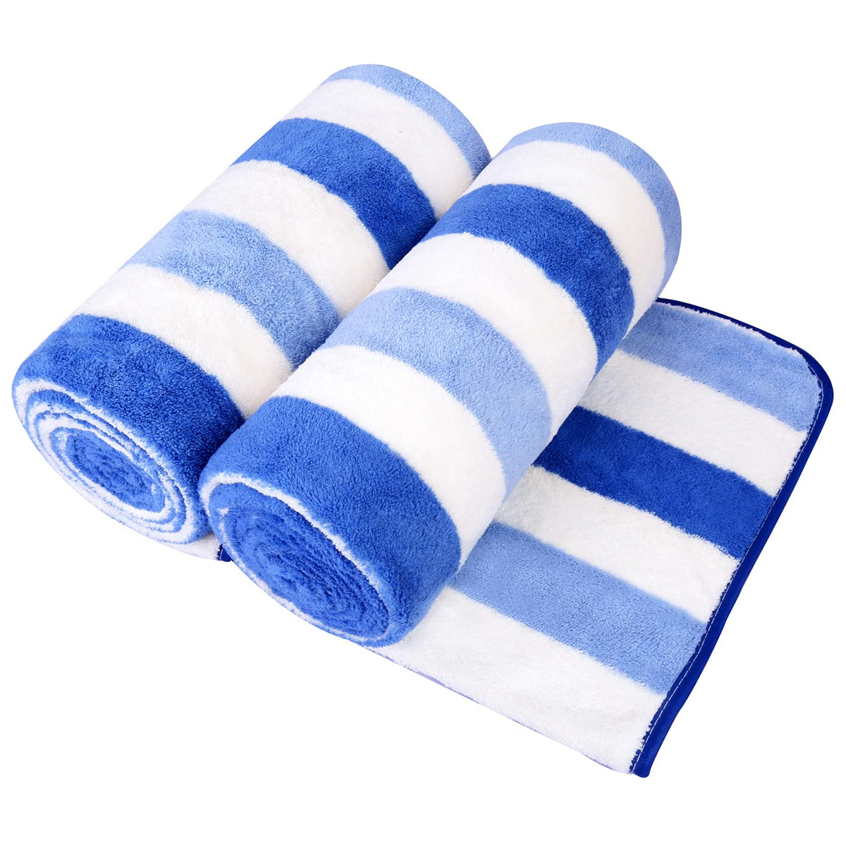 JML Microfiber Bath Towel with Hanging Loop, 2 Pack, 30" x 60", Grey
