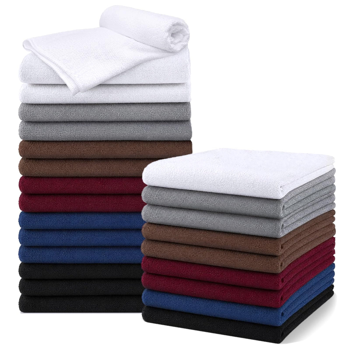 UNIMADE Salon Towels 24 Pack, Super Soft Microfiber Hand Towel