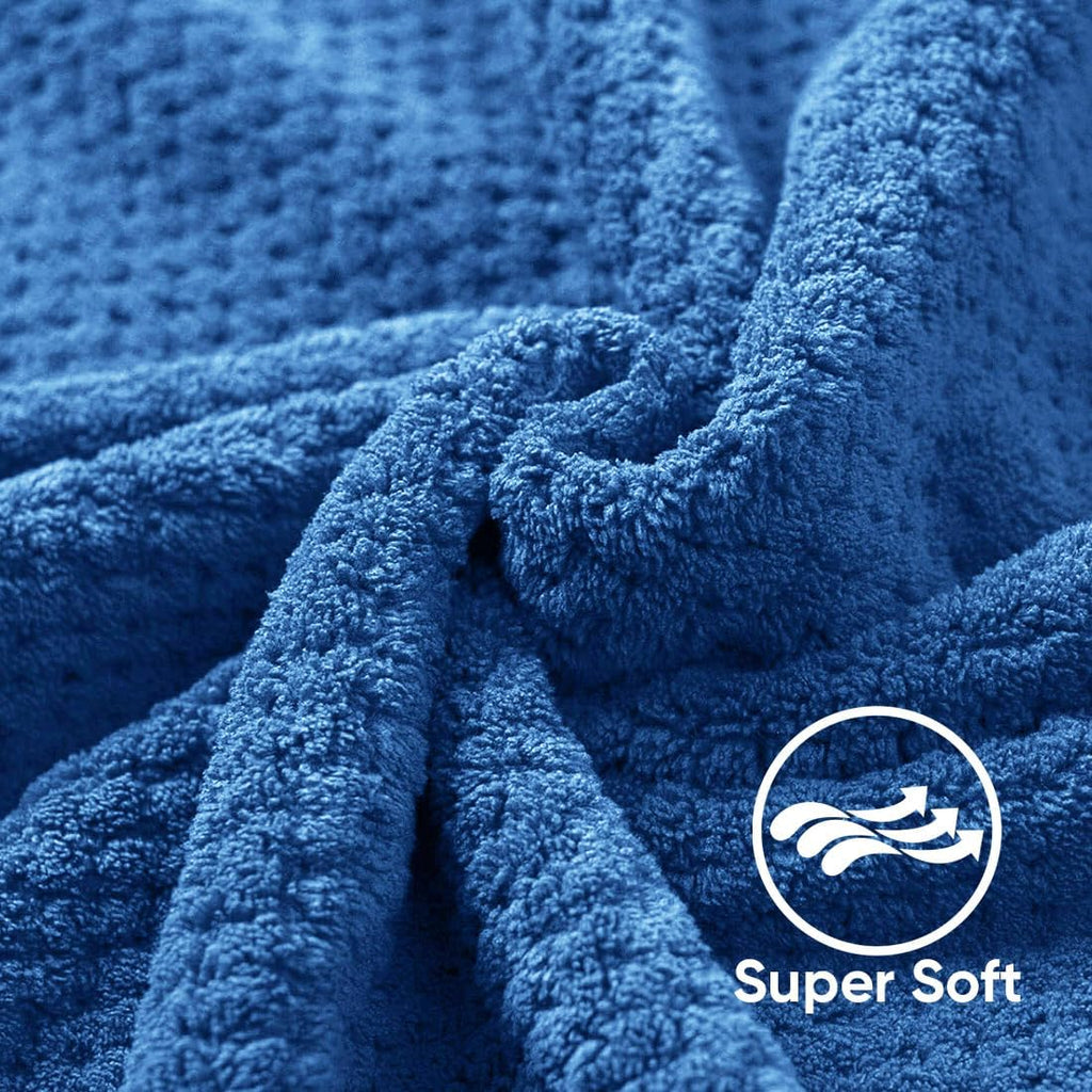 HOMEXCEL 4PK Bath Towel Set, 30x60 in, Absorbent Large Towels for Bathroom