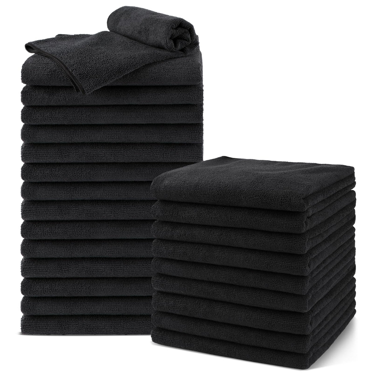 UNIMADE Salon Towels 24 Pack, Super Soft Microfiber Hand Towel