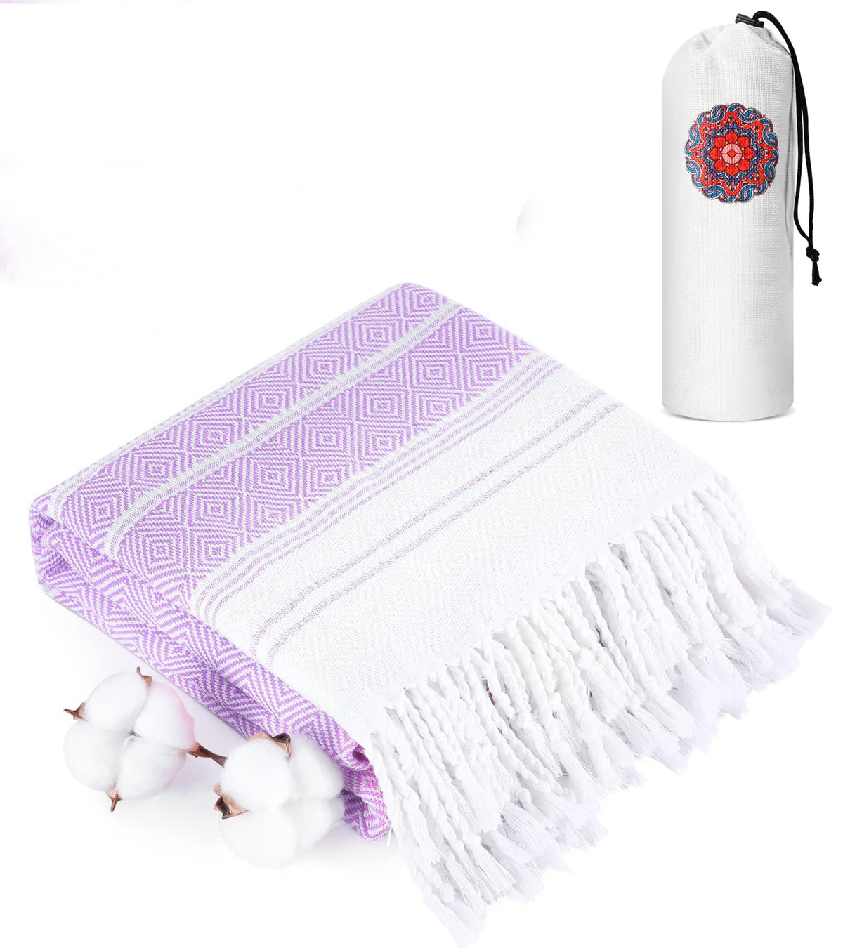 Turkish Beach Towels Vacation Essentials Quick Dry Sand Free Soft Absorbent Adult Oversized Bath Pool Swim Long Towel Lightweight Thin Fast Drying Over The Chair Towel Sand Repellent Anti Yellow