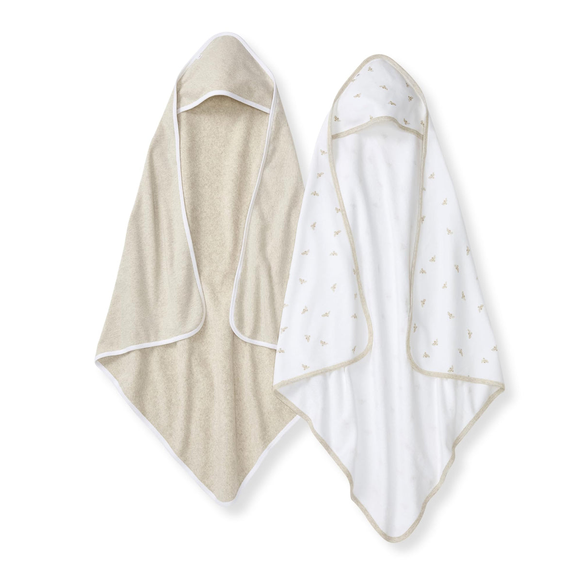 Burt's Bees Baby Infant Hooded Towels, Unisex Bath Essentials, 2-Pack