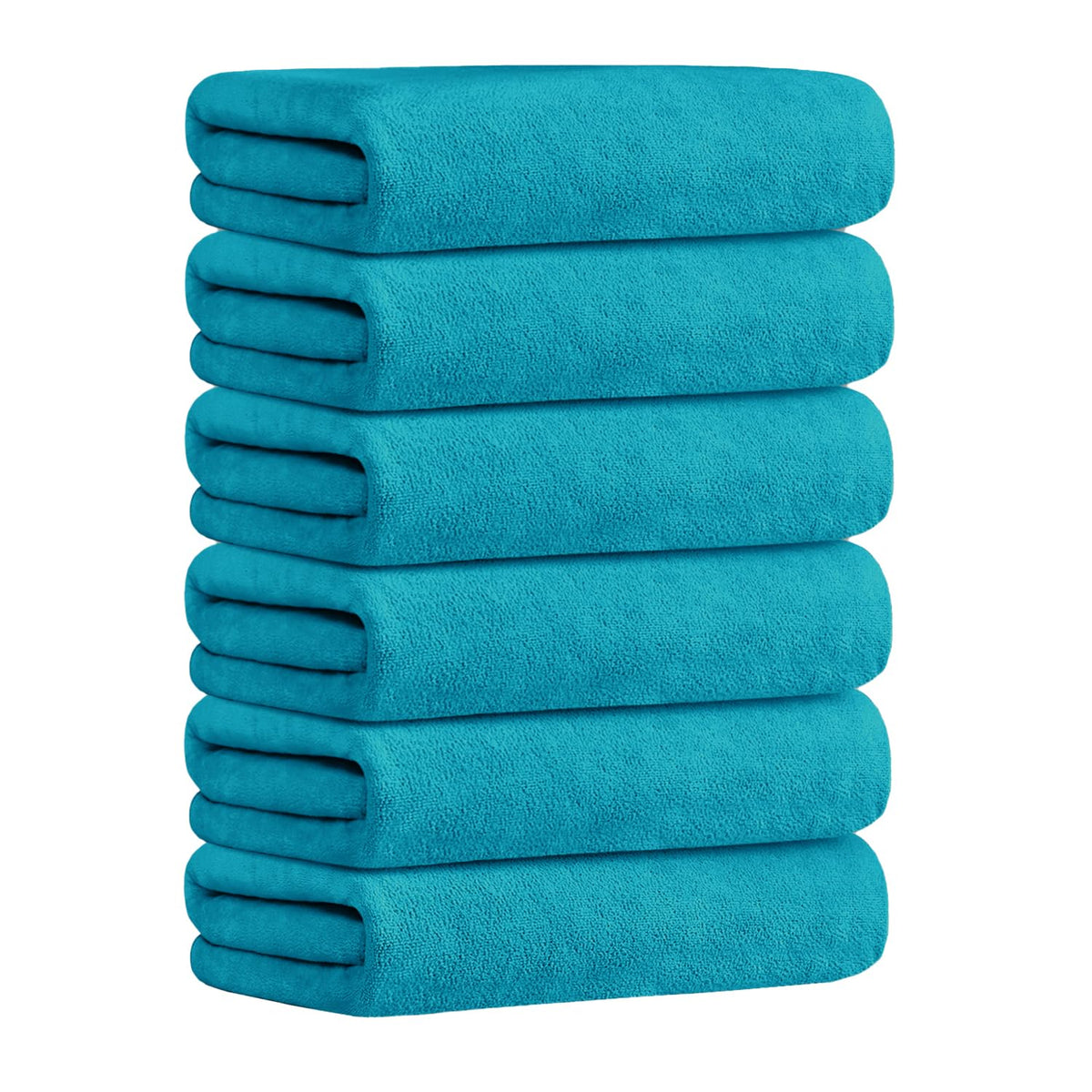 JML Microfiber Bath Towel with Hanging Loop, 2 Pack, 30" x 60", Grey