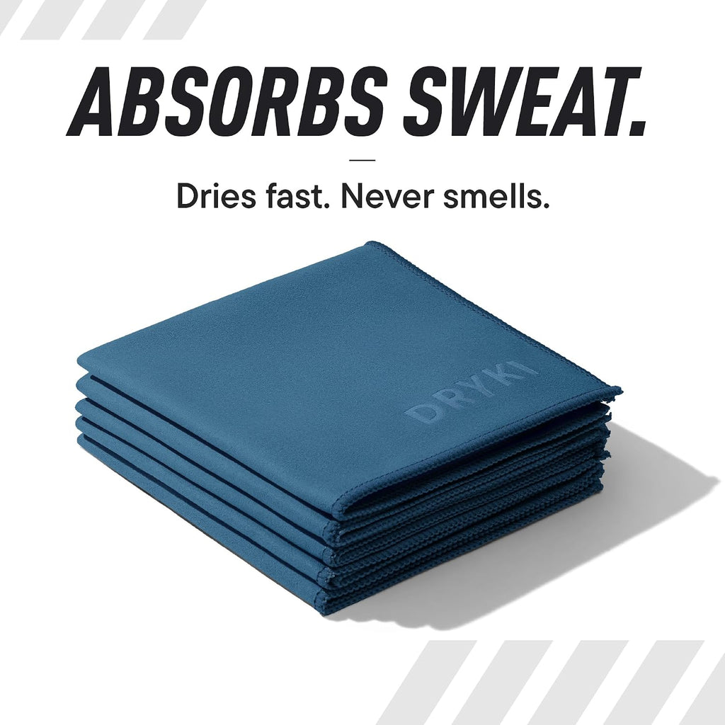 DRYKI Pocket-Sized Sweat Towels - Original Sweat Absorbing Handkerchiefs