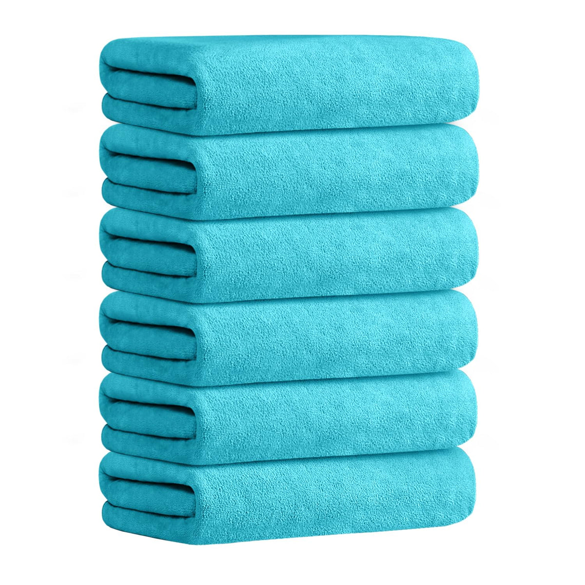 JML Microfiber Bath Towel with Hanging Loop, 2 Pack, 30" x 60", Grey