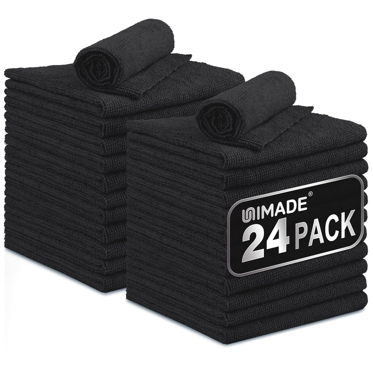 UNIMADE Shop Towels, 100 Pack Commercial Grade Work Rags Microfiber Towel