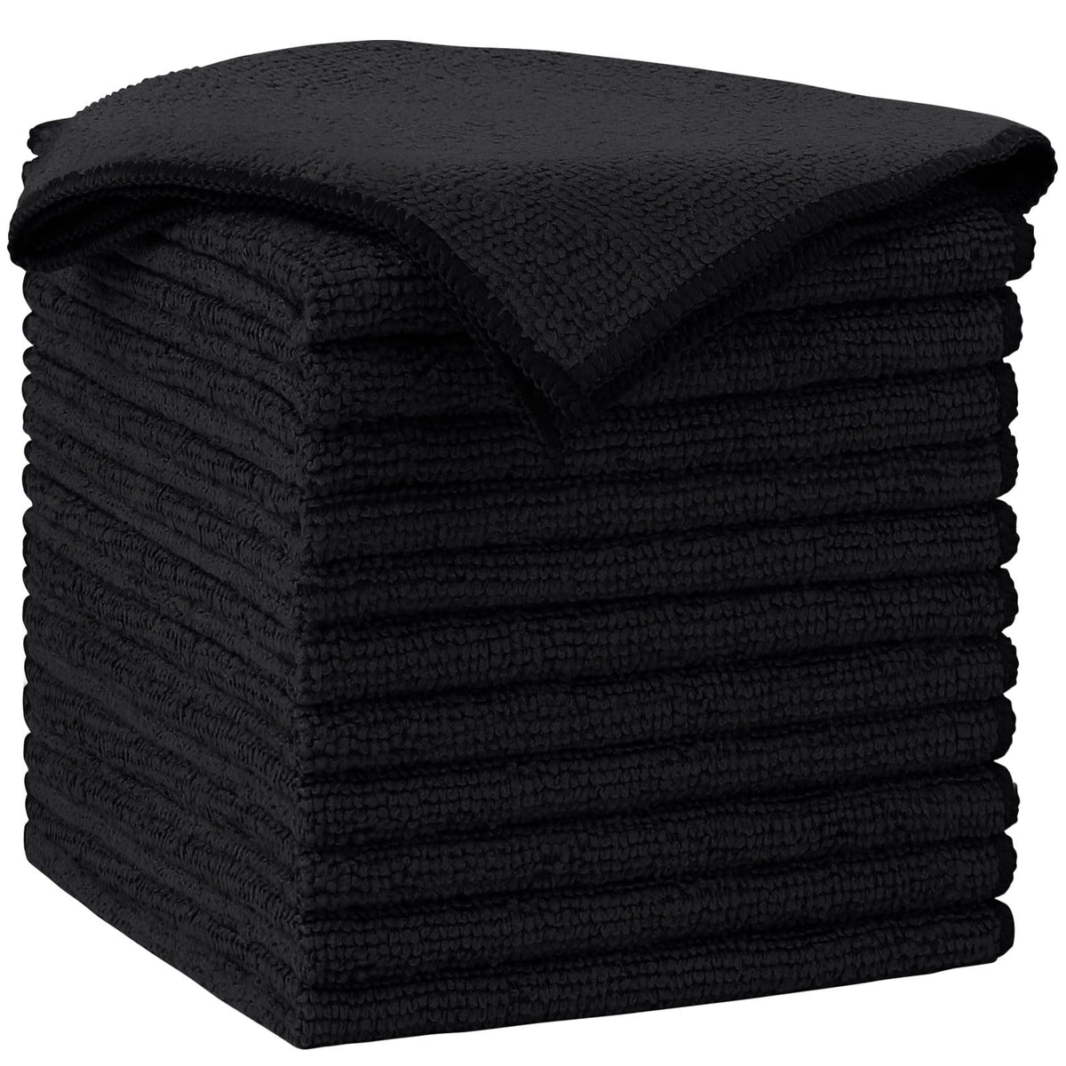 AIDEA Microfiber Cleaning Cloth-50PK, Microfiber Towels for Cars 12"x12"