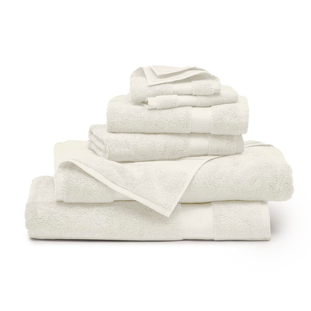 BOLL & BRANCH Plush Bath Towel Set, 6 Pieces, Stone