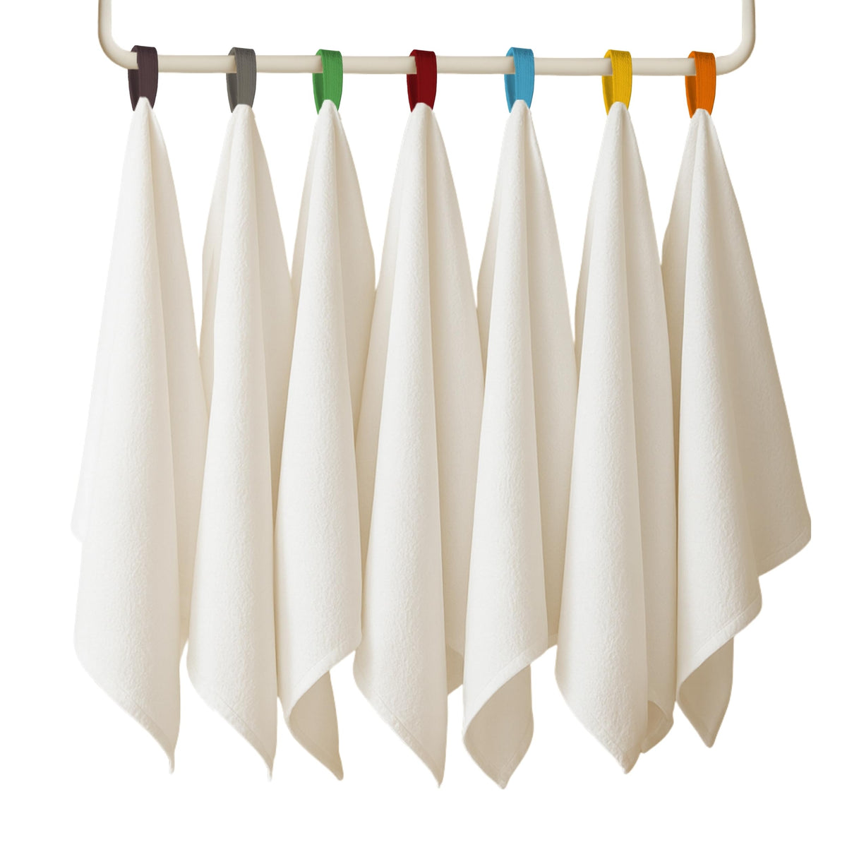 Flour Sack Towels | Tea Towel for Crafts| Kitchen Dish Cotton Blank Towel for Embroidery| Baking Bread Proofing Linen Cover| Super Absorbent Quick Dry| 12 Pack 18"x 28" White