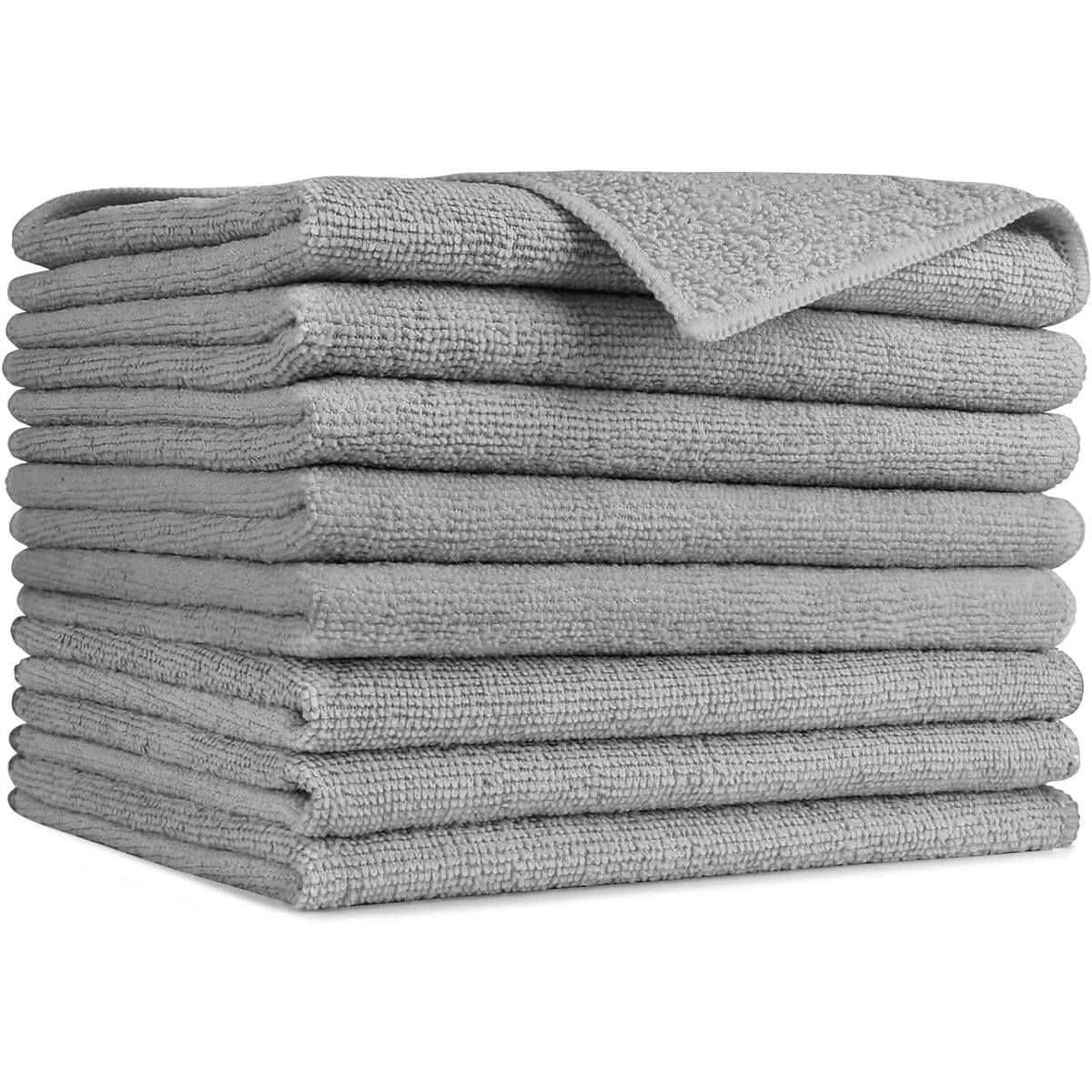 AIDEA Microfiber Cleaning Cloth-50PK, Microfiber Towels for Cars 12"x12"